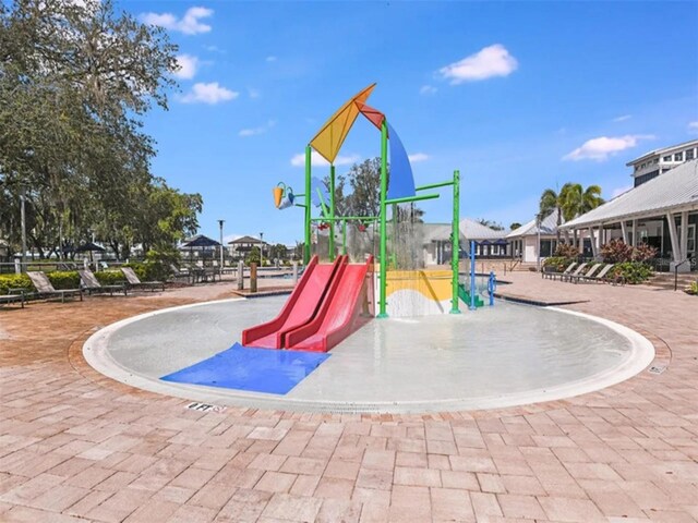 view of jungle gym