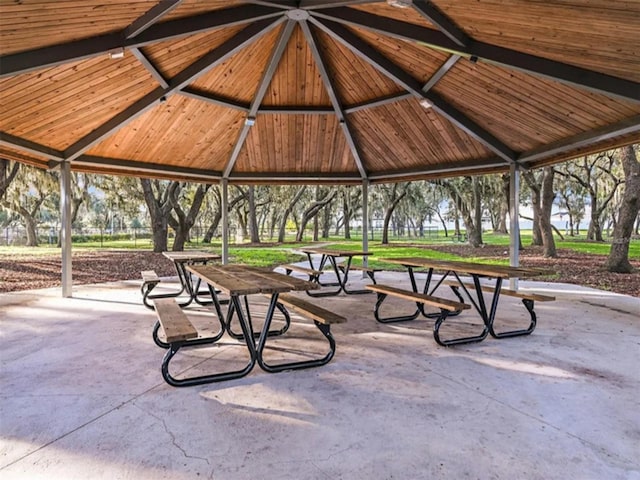 surrounding community featuring a gazebo