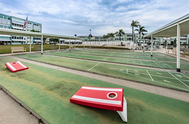 surrounding community featuring shuffleboard