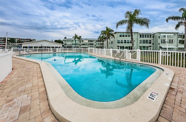 pool with fence