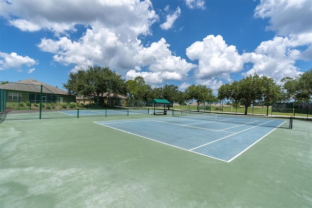 view of sport court