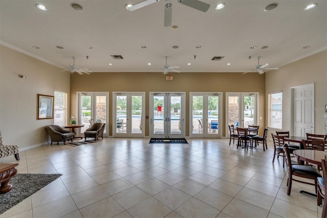 view of community lobby