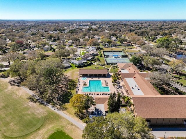 view of aerial view