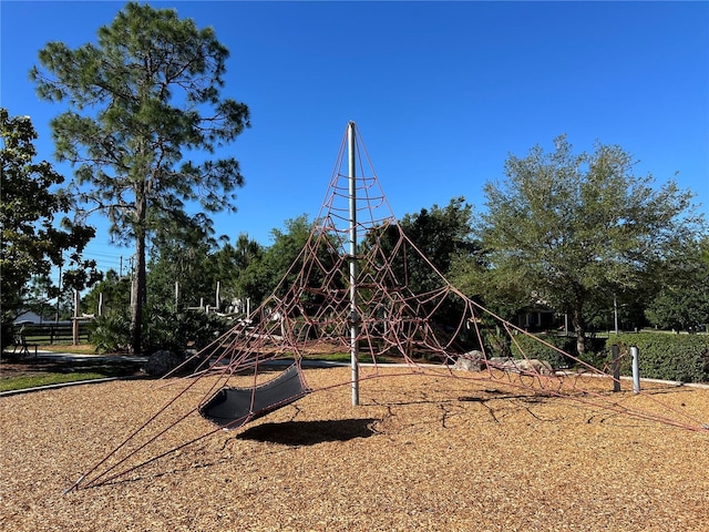 view of play area