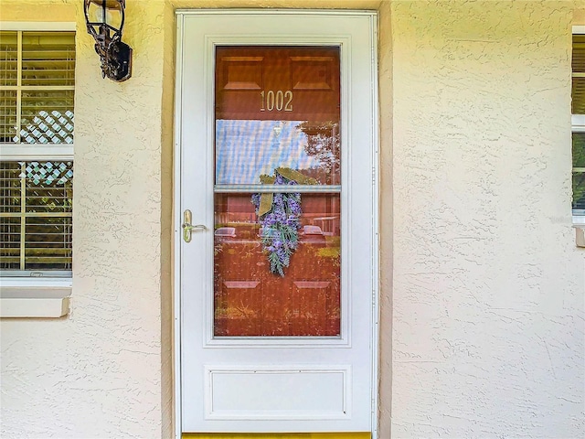 view of property entrance