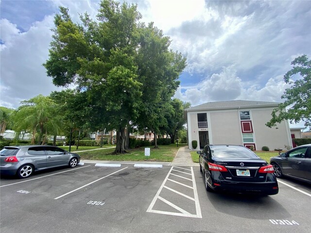 view of uncovered parking lot