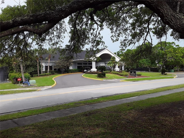 view of street with curbs and sidewalks