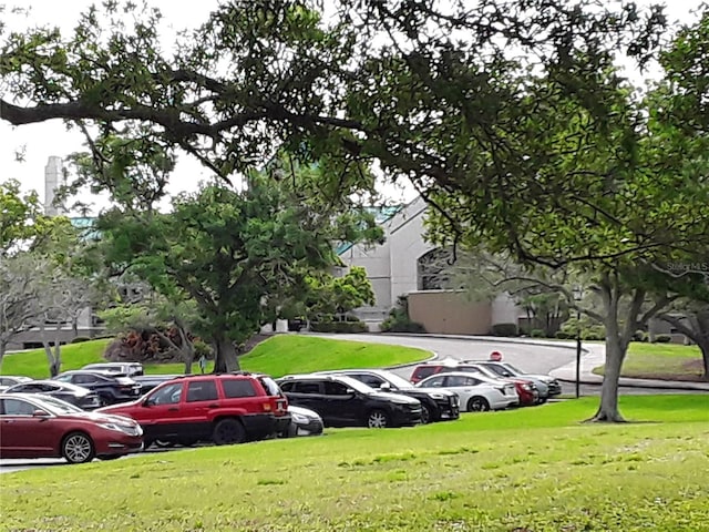 view of uncovered parking lot