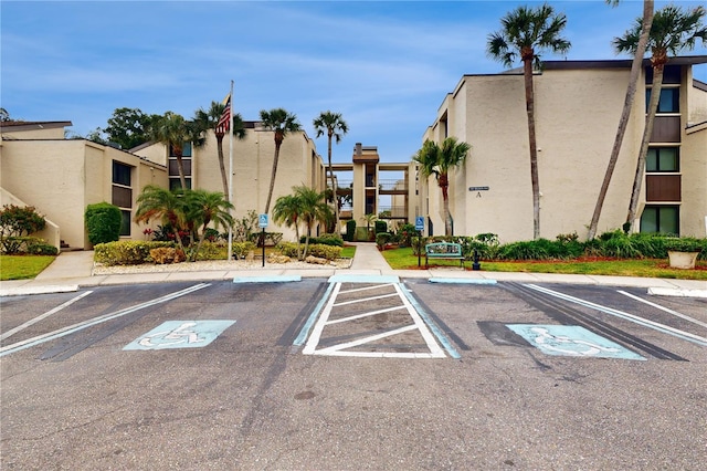 view of vehicle parking