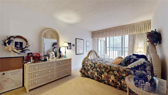 2205 Belleair Rd Unit A13, Clearwater, FL 33764 - bedroom featuring carpet flooring and a textured ceiling