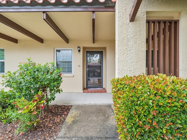 view of property entrance