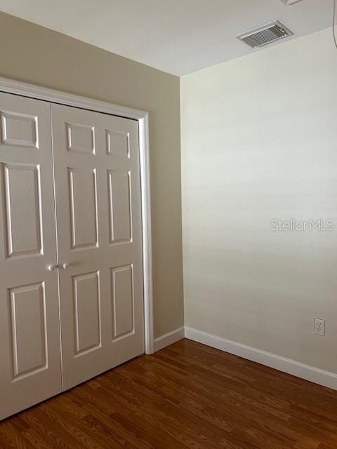 interior space featuring hardwood / wood-style floors