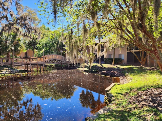 view of water feature