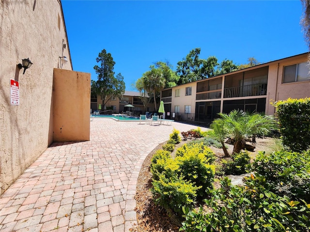 exterior space featuring a patio area