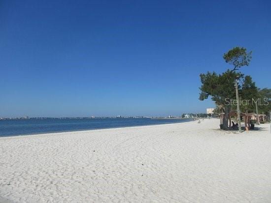 water view featuring a view of the beach