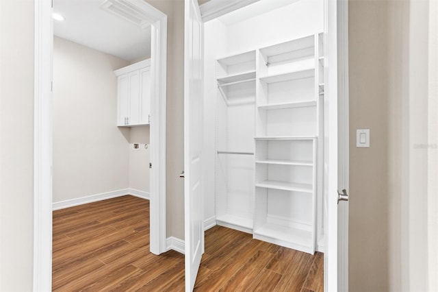 view of closet