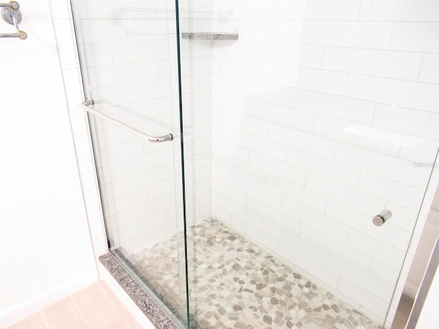 full bath with a stall shower