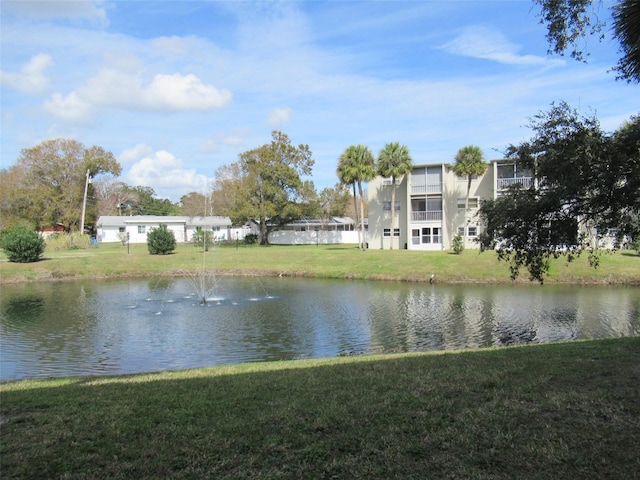 view of water feature