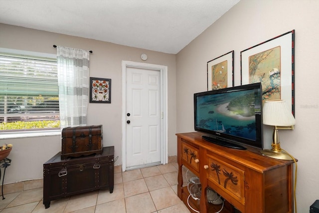 view of tiled entryway