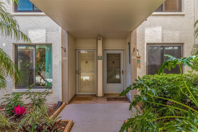 view of property entrance