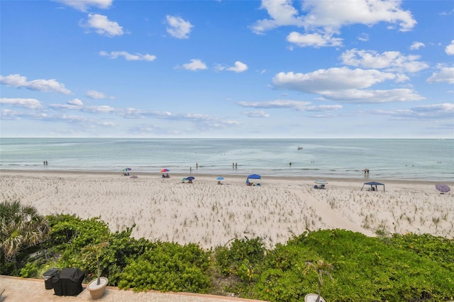 water view with a beach view