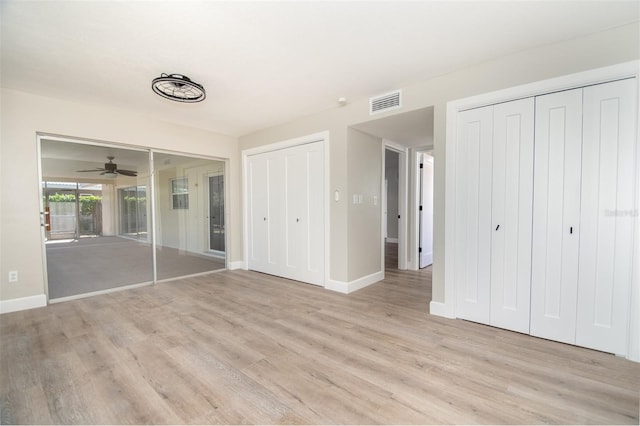 interior space featuring light wood-type flooring