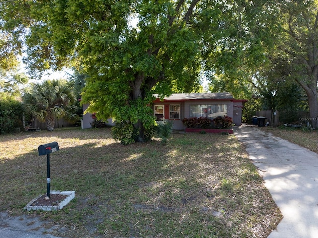 view of front of home