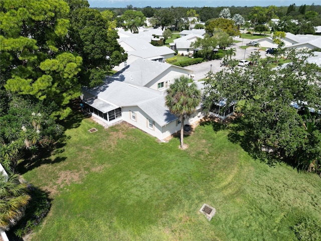 bird's eye view featuring a residential view