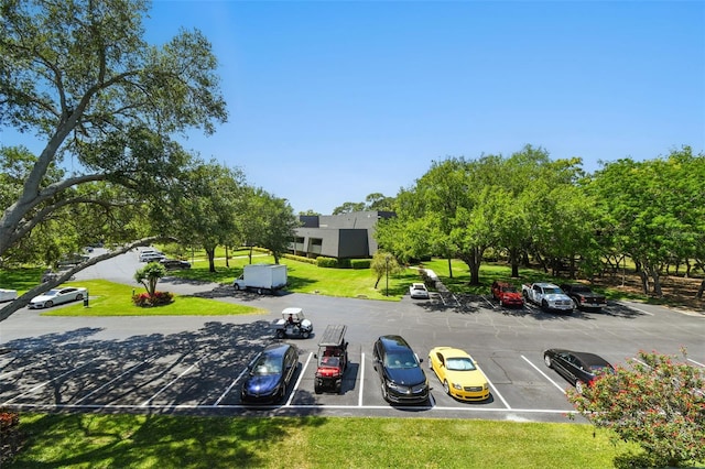 view of car parking