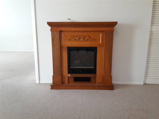 interior details with carpet floors