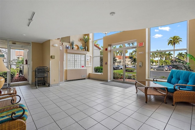 interior space with plenty of natural light