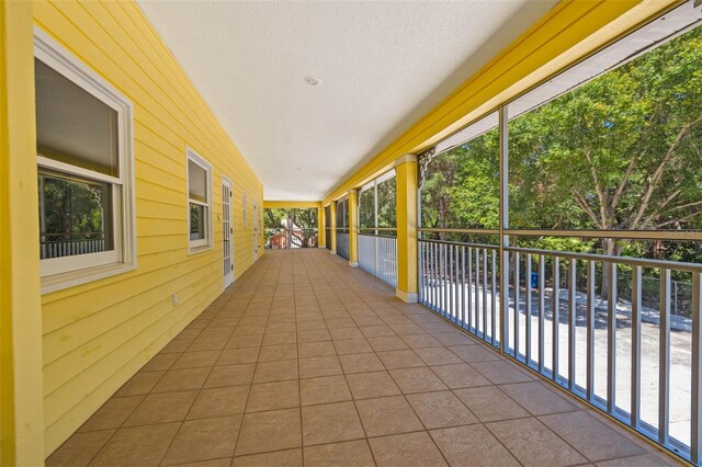 exterior space with a balcony