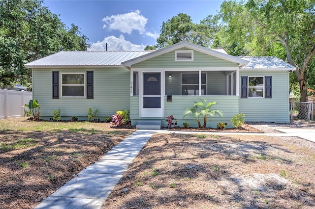 view of bungalow-style house