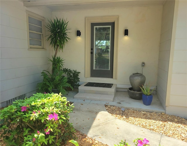 view of entrance to property