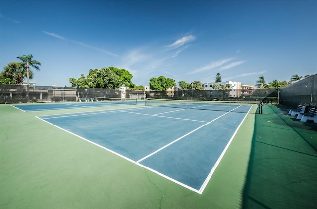 view of sport court