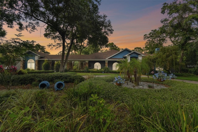 view of ranch-style house