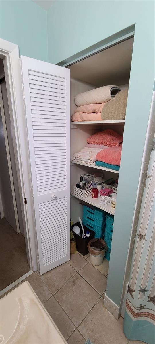 view of closet