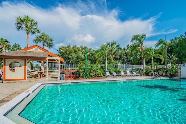 view of pool