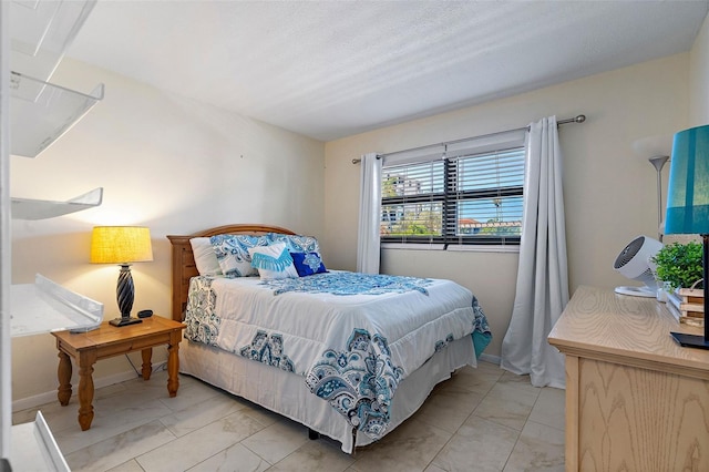 view of tiled bedroom