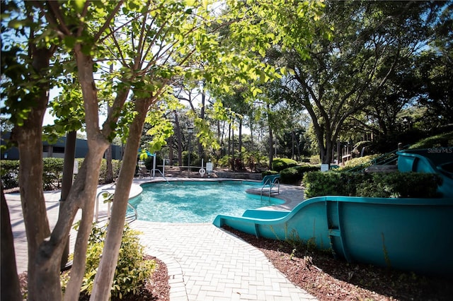 view of pool