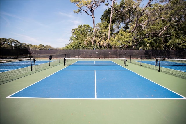 view of sport court