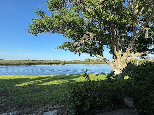 view of property view of water