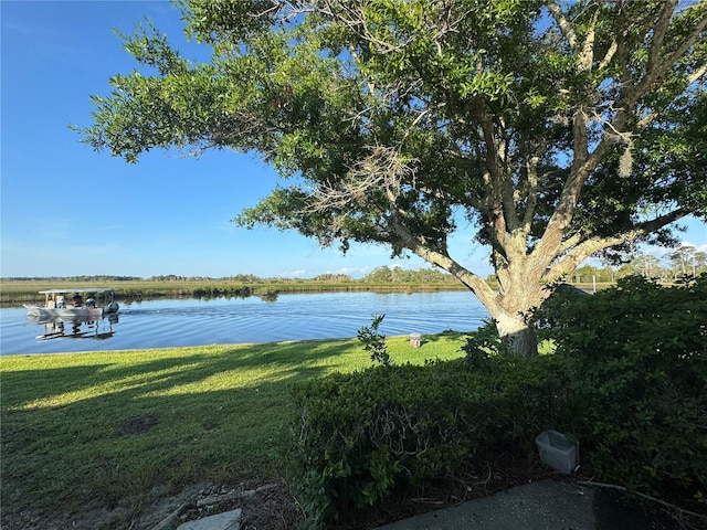 exterior space featuring a boat dock