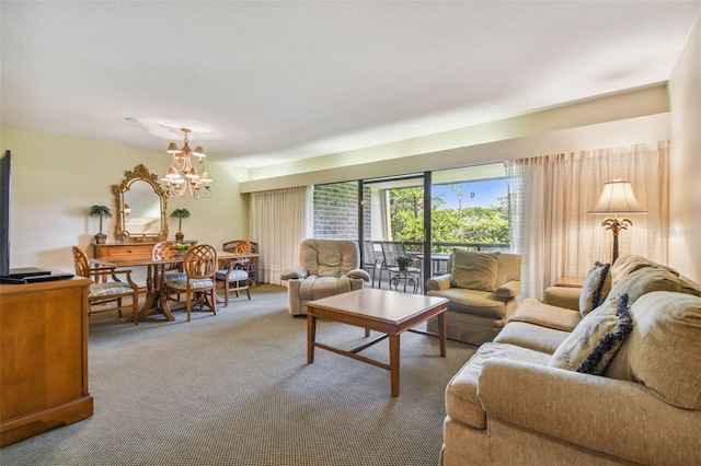 36750 US Highway 19 N Unit 22208, Palm Harbor, FL 34684 - carpeted living area with a chandelier