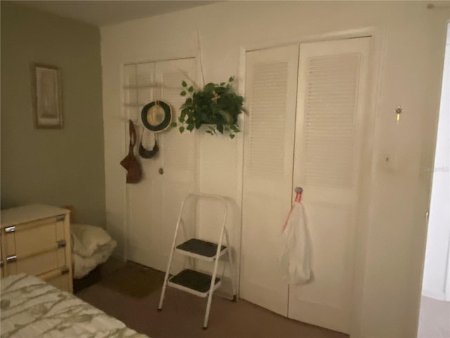 unfurnished bedroom with a closet