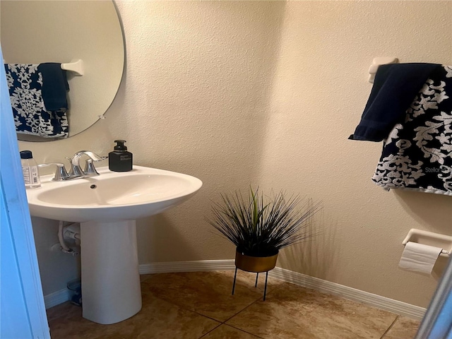 bathroom featuring tile patterned floors