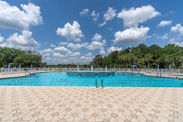 view of pool