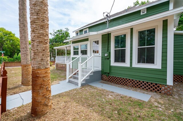 view of front of home