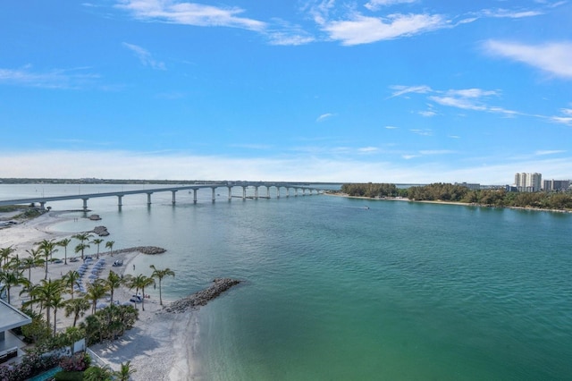 view of water view