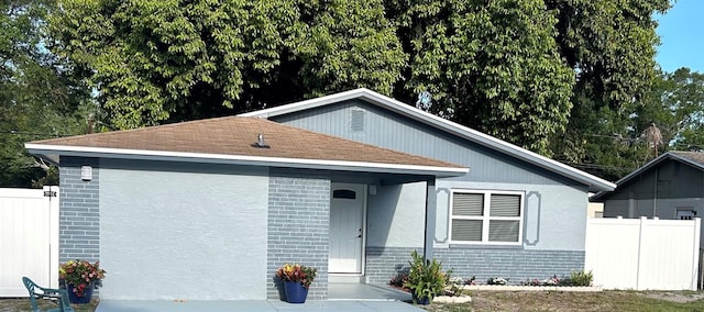 view of ranch-style home